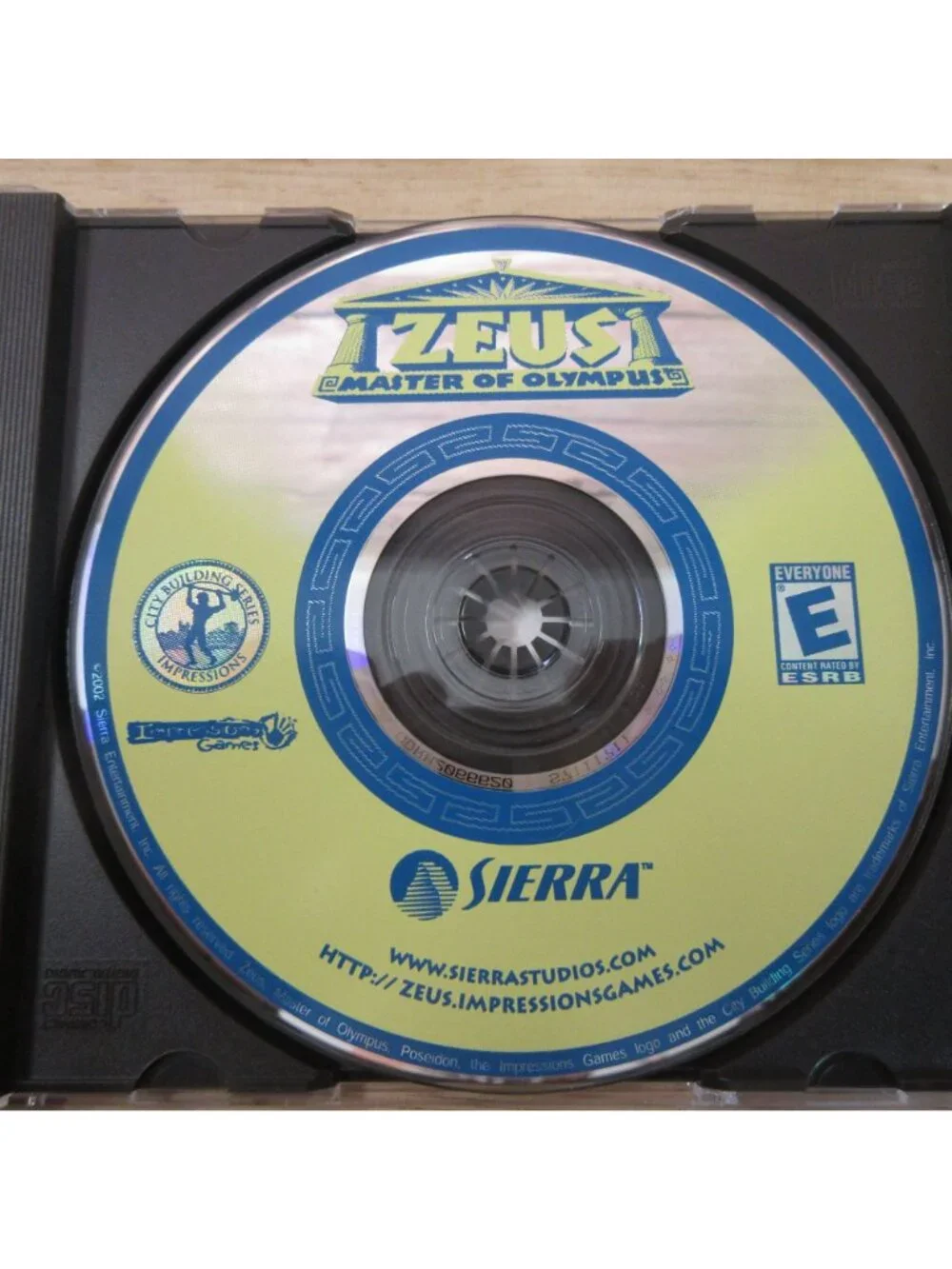 Zeus: Master of Olympus (PC, 2000) RTS Game Sierra Studios